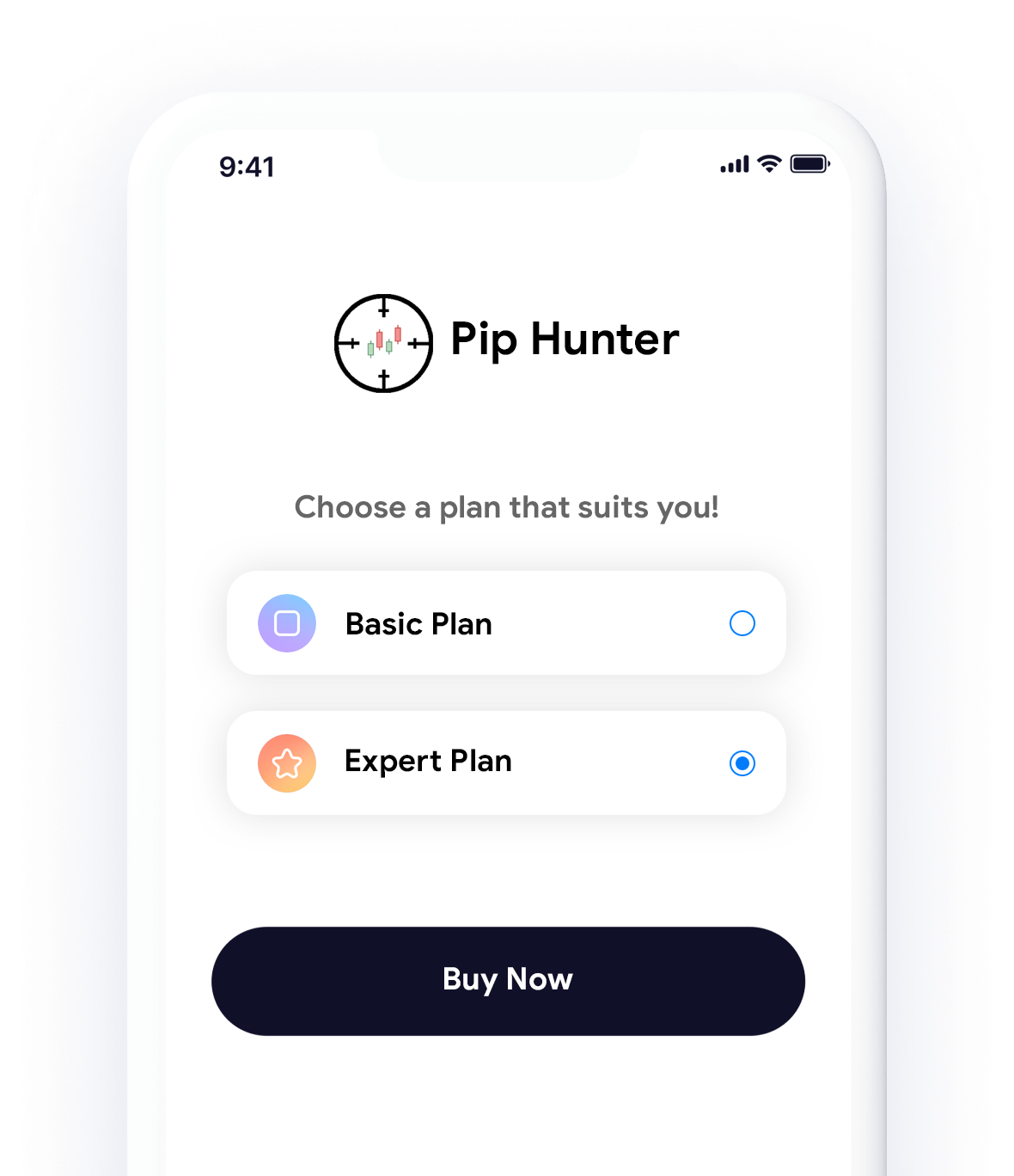 Choose a plan from Pip Hunter