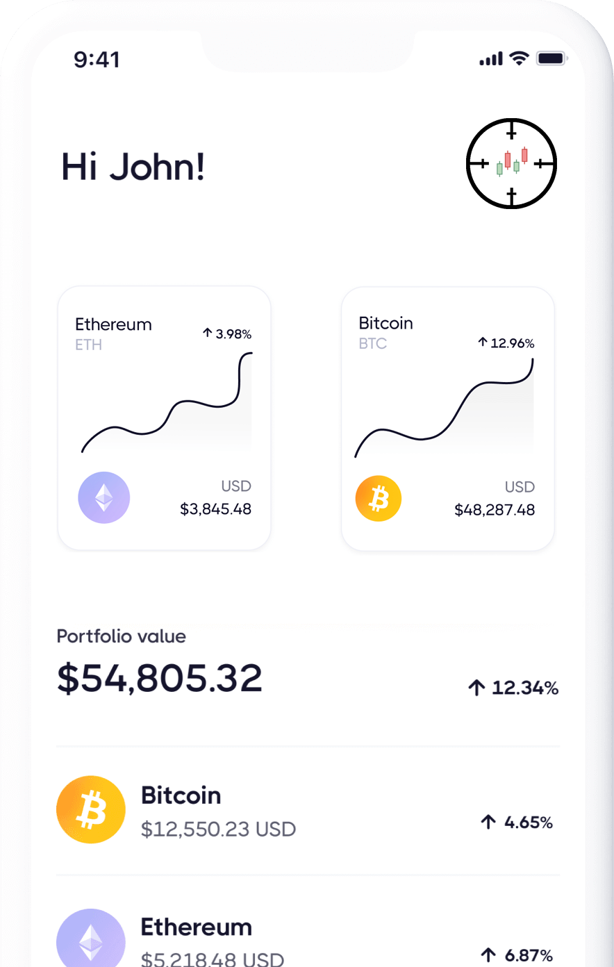 Trade crypto and forex from your phone!